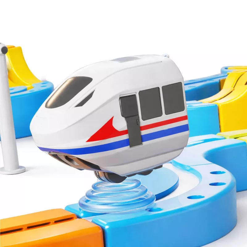 Extralink Toys Magnetinis bėgių rinkinys ir magnetinis traukinys Magnetinė levitacija (150 vnt.)