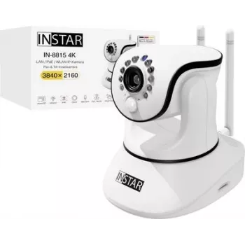 IP kamera Instar IN-8815 4K PoE WLAN – 4K raiška, PoE palaikymas, Wi-Fi ryšys