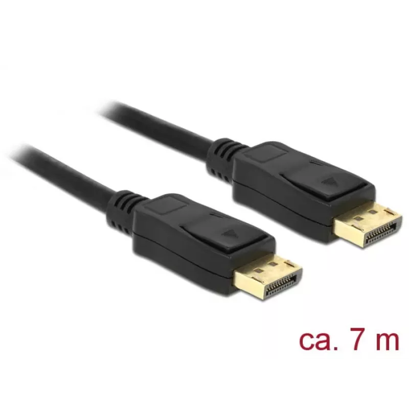 DisplayPort kabelis DeLOCK 84860 7 m Juodas