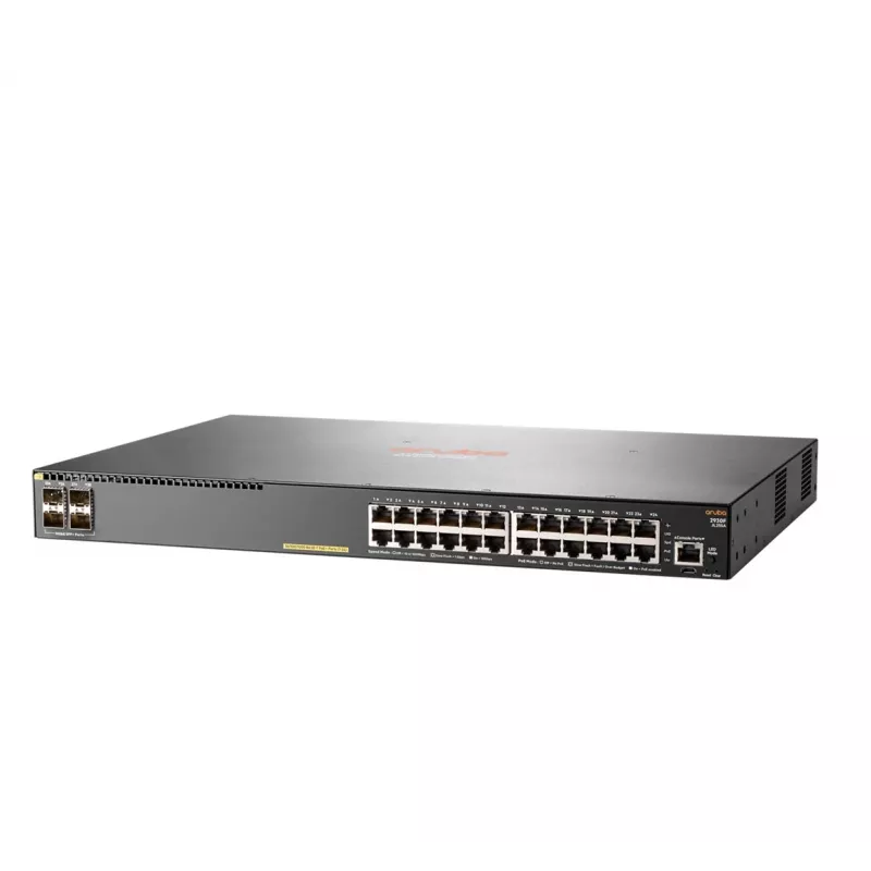 HPE Aruba Networking 2930F 24G PoE+ 4SFP+ valdomas jungiklis