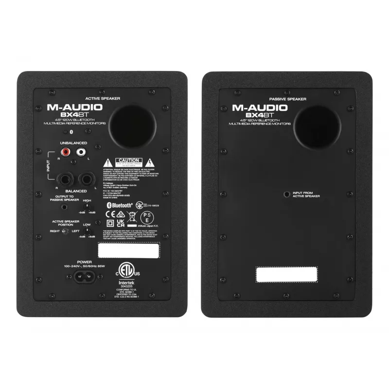 M-AUDIO BX4 BT 2x garsiakalbis Juodas Laidinis + Bluetooth 50 W