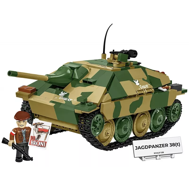 Cobi Blocks Jagdpanzer 38t Drąsus konstrukcinis rinkinys, 731 detalė