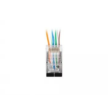 Lanberg PLS-6000EZ RJ-45 kištukas, pilkas, FTP, Cat.6, praėjimo tipas
