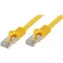 Tinklo kabelis shiverpeaks BASIC-S Cat7 1m geltonas
