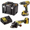 DeWALT 18V belaidis gręžimo ir šlifavimo rinkinys