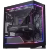 Phanteks NV5 Premium DRGB rinkinys su maitinimo šakotuvu, 3x išoriniam rėmui, 1x pagrindinės plokštės kabelių dangtelis - juoda