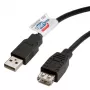 ROLINE USB ilginimo laidas - USB A tipas, 4 kontaktų (kištukas) - USB A tipas, 4 kontaktų (lizdas)