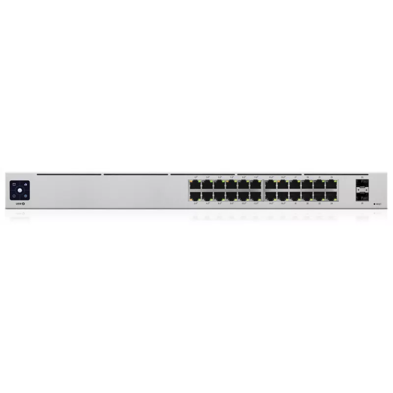 Ubiquiti UniFi 24 prievadų PoE valdomas jungiklis (L2/L3) Gigabit Ethernet (10/100/1000) Power over Ethernet (PoE) 1U sidabrinis