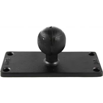 RAM Mounts rechteckige Basisplatte (50,8 x 127 mm) mit C-Kugel (1.5 ) - im Polybeutel (RAM-202U-25)