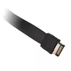 Akasa žemo profilio PCI laikiklio adapteris USB 3.1 Type C – juodas – adapteris – skaitmeniniai/duomenys