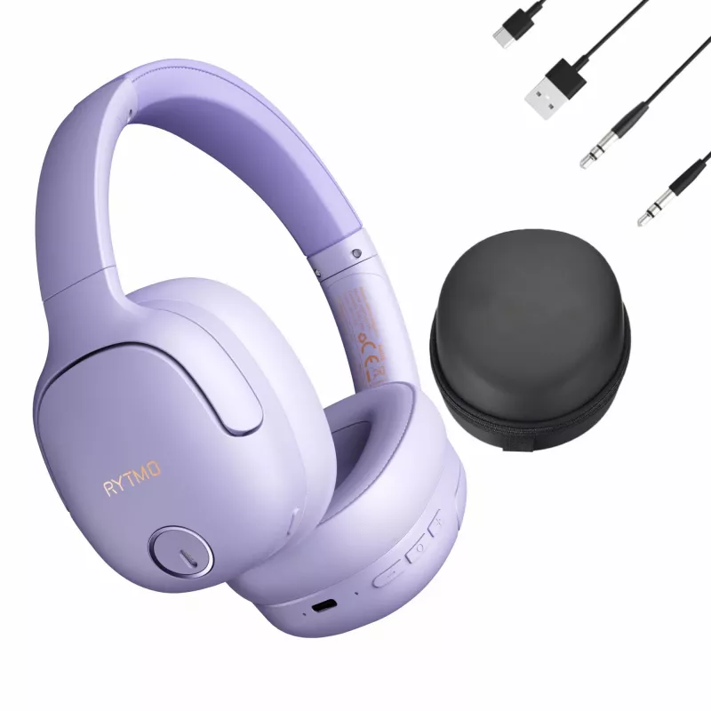 Ausinės MANTA HDP1001PU Rytmo Elegance Violetinės, viršugalvinės, laidinės