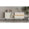 Cama INSERTO 3D1W komoda 190x40x80 kašmyro + LED
