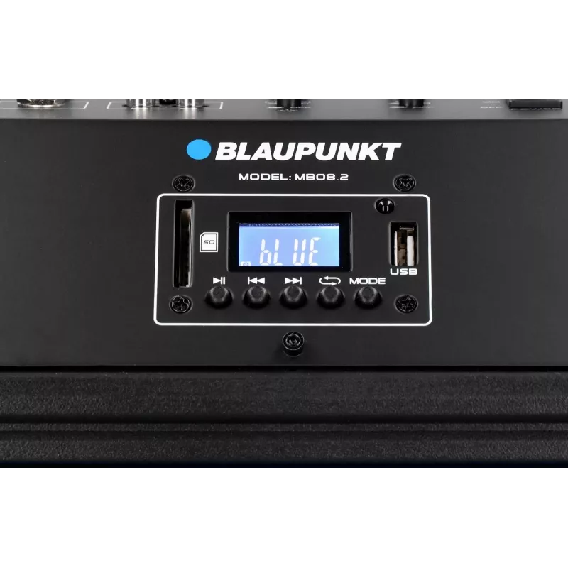 Audio sistema Blaupunkt MB08.2 PLL FM USB/SD/BT karaoke su LED
