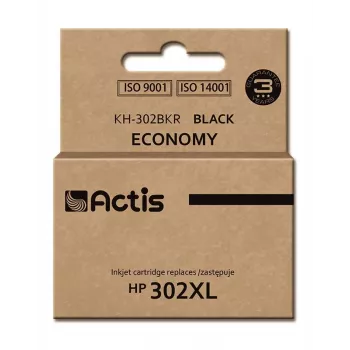 Actis KH-302BKR rašalo kasetė (HP 302XL F6U68AE pakaitalas; Premium; 15 ml; juoda)