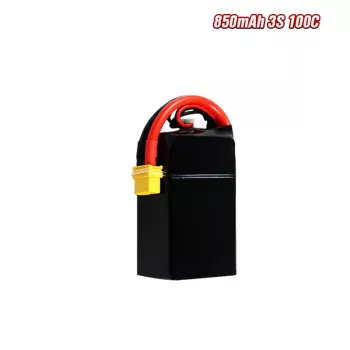 Extralink Lipo baterija 850 mAh 3S su XT30 100C FPV dronams ir RC modeliams