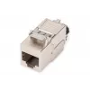 Keystone modulis Digitus CAT 8.1 RJ-45 ekranuotas baltas