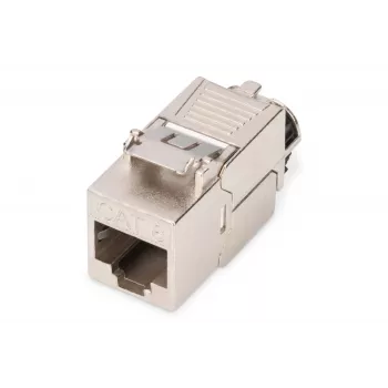 Keystone modulis Digitus CAT 8.1 RJ-45 ekranuotas baltas