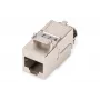 Keystone modulis Digitus CAT 8.1 RJ-45 ekranuotas baltas