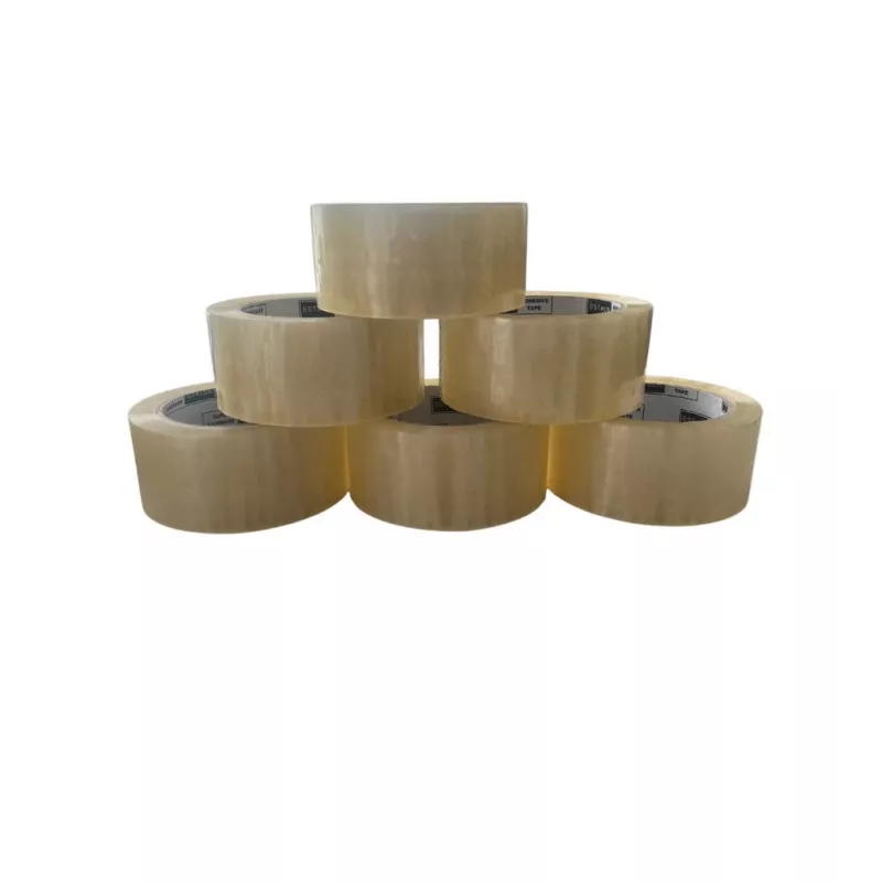 Pakavimo lipni juosta BESTPAK Silent Release akrilinė skaidri 48 mm x 60 m