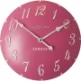 NeXtime laikrodis 3084rz London Arabic, Ø34.5 cm, sieninis, rožinė/balta