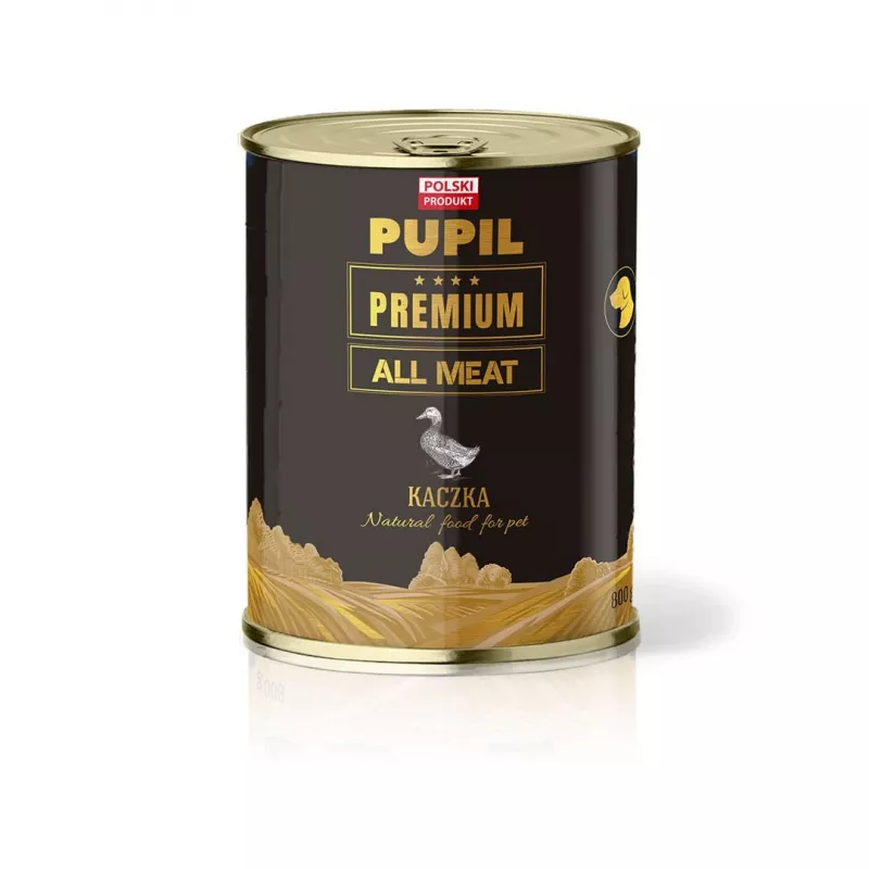 PUPIL Premium All Meat Gold Duck šlapias šunų ėdalas – antis – 800 g