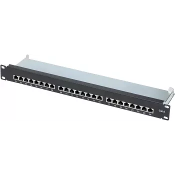 Patch Panel Renkforce 24 prievadų CAT6, 1U (1 HE) struktūriniam kabeliavimui