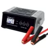 Įkroviklis QOLTEC 52514 – 12V/24V, 25A, AGM/GEL/SLA baterijoms su LCD ekranu