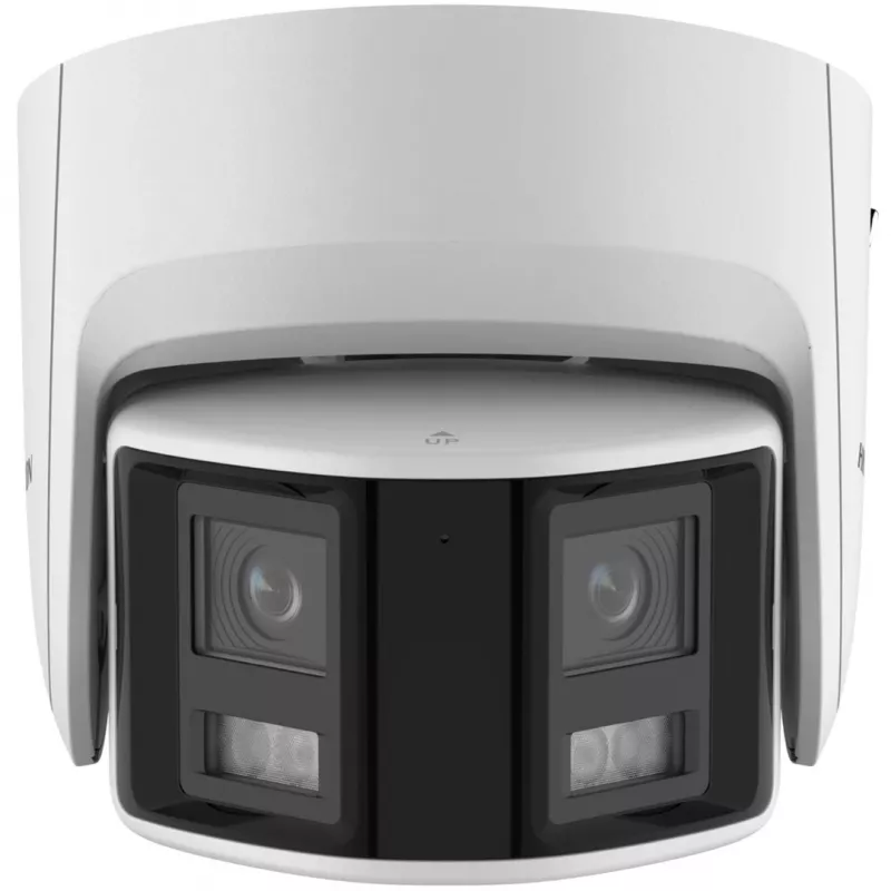 IP stebėjimo kamera Hikvision DS-2CD2346G2P-ISU/SL 4MP kupolinė, 2,8 mm objektyvas, 180° matymo laukas, IR 30 m, IP67, PoE/DC