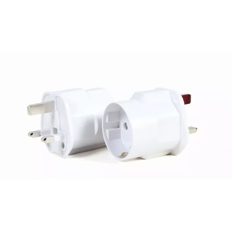 Gembird A-AC-EUFUKM-01 maitinimo adapteris, EU Schuko lizdas į JK kištuką, 13 A