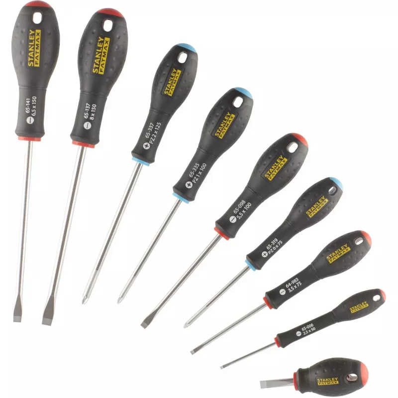 Atsuktuvų rinkinys STANLEY FATMAX FMHT65424-0 – 20 vnt., tiesūs atsuktuvai, plokšti ir Pozidriv antgaliai