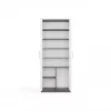 OLIV 2D CLOSED SHELVING UNIT, ANTHRACITE/Balta SET