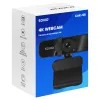 Internetinė kamera Savio CAK-06 4K Ultra HD USB juoda