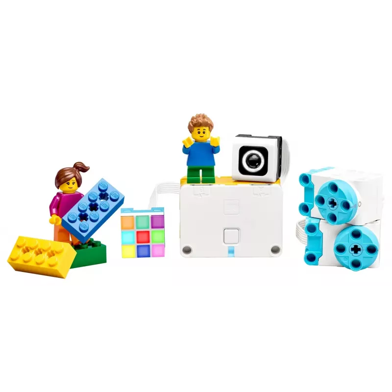 LEGO Education SPIKE Essential Set A+ 45345 – edukacinis robotikos ir kodavimo rinkinys, 449 elementai, nuo 6 metų