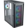 PC korpusas Silentware Air 100 Black – mid-tower ATX korpusas, juodas