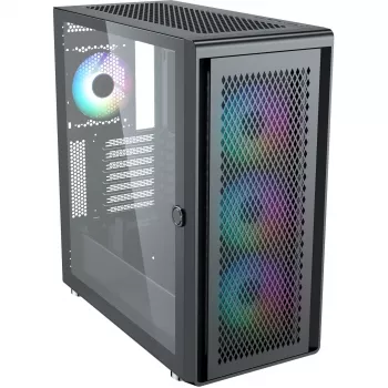 PC korpusas Silentware Air 100 Black – mid-tower ATX korpusas, juodas
