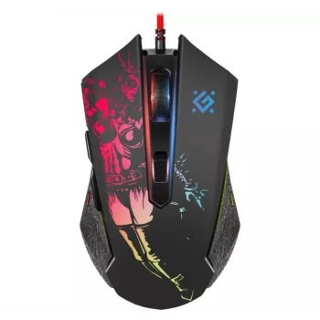 Žaidimų optinė laido pelė DEFENDER GM-933 SIN'SISTER 7200dpi 6P RGB