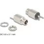 DeLOCK jungtis DC 5,5 x 2,1 mm moteriška skydinė litavimo versija 20 V 9 A