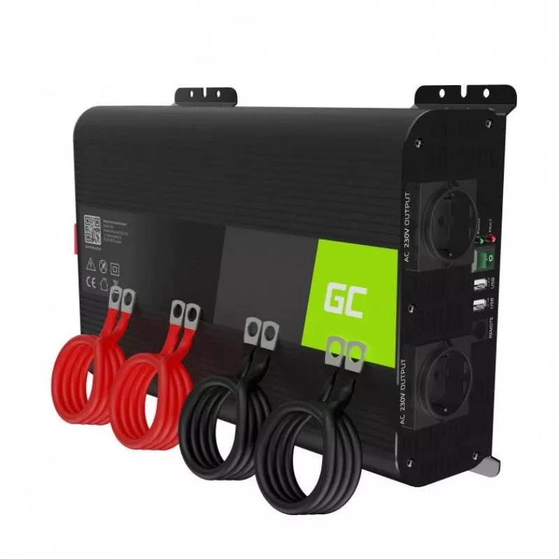 Green Cell INVGC11 keitiklis automobilinis 2000 W juodas