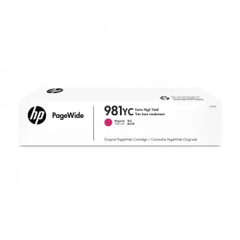 Kasetė HP 981YC itin didelės išeigos 16000 puslapių Magenta