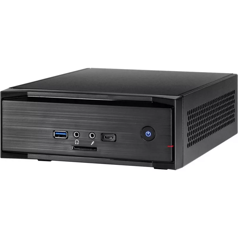 Korpusas Inter-Tech MW-01 II Mini-ITX, USB 3.0 (A+C) juodas, kortelių skaitytuvas (88881244)