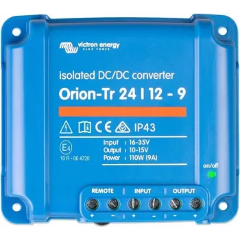 Nuolatinės srovės keitiklis Victron Energy Orion-Tr 24/12-9A 110W 12V – izoliuotas žeminantis keitiklis