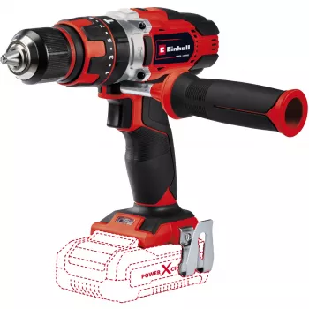 Belaidis gręžtuvas Einhell TE-CD 48, 18 V, 1500 aps./min., 1,41 kg, juodas/raudonas
