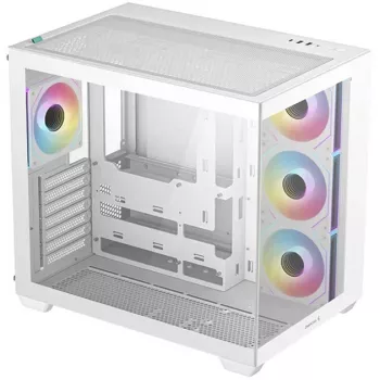 Kompiterio korpusas DeepCool CG530 4F WH Midi Tower Baltas