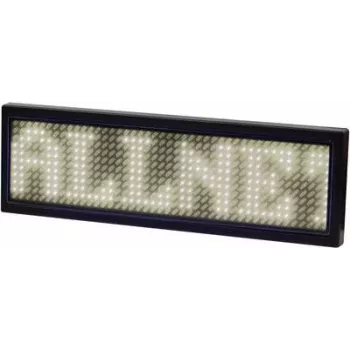 ALLNET programuojama elektroninė vardinė lentelė, balta (ALLNTAGWv2)