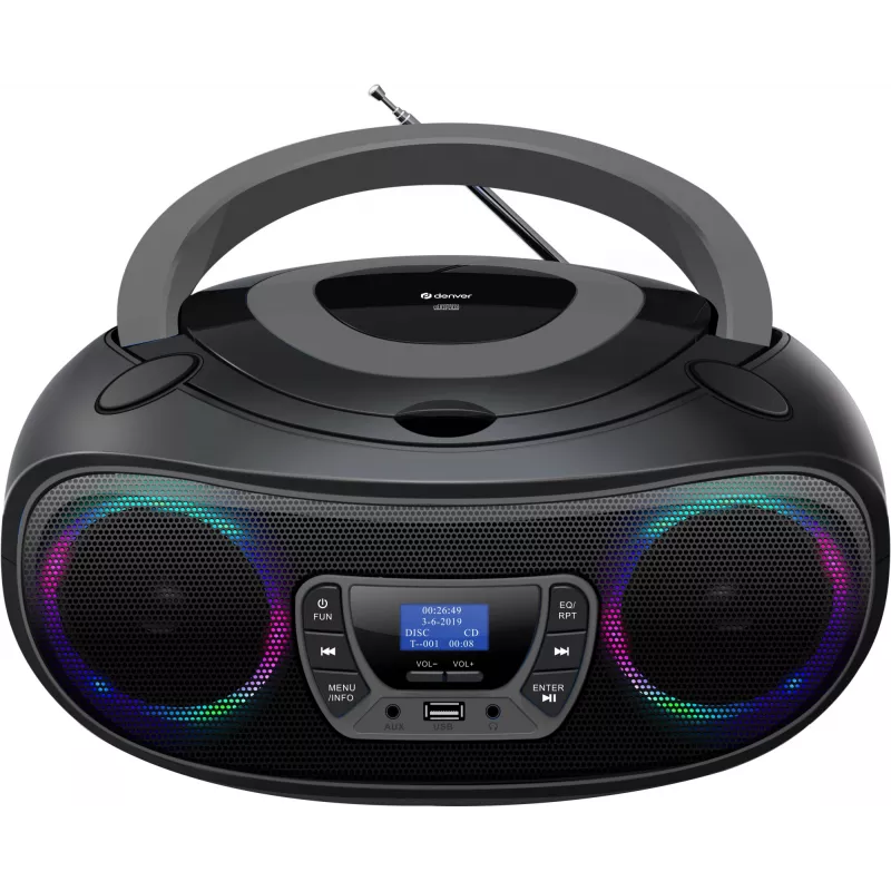 Denver TDB-212GR pilkas asmeninis CD grotuvas 3,6 W DAB+ FM