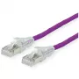 Datwyler - Patch-Cable - RJ-45 (M) į RJ-45 (M) - 5 m - SFTP, PiMF - CAT 6a - Ekranuotas, be halogenų, su apsauga nuo užkabinimo, vytas - alyvinė (21.05.0556)