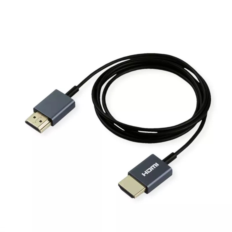 ROLINE HDMI koaksialinis laidas itin plonas 4K60 ST/ST - Laidas - Skaitmeninis/Ekranas/Video (11.04.5938)
