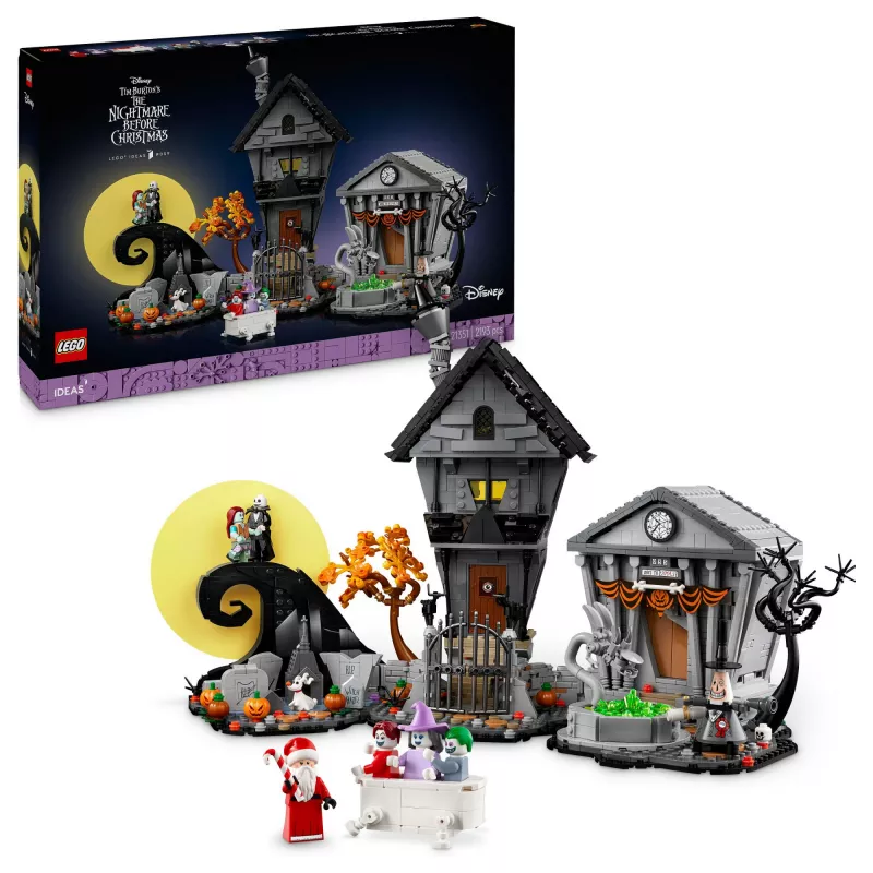 LEGO Ideas - Timo Burtono Disnėjaus filmas Kalėdų košmaras prieš Kalėdas (21351)