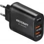 VOLTCRAFT UC-3ACX001 VC-12231145 USB įkroviklio lizdas su 3x USB ir USB-C™ (Power Delivery), 3000 mA