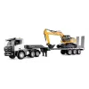Amewi 2-in-1 žemagrindė priekaba ir ekskavatorius G836E/G041E 1:24 RTR